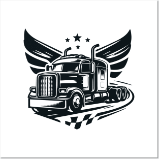 trucker Posters and Art